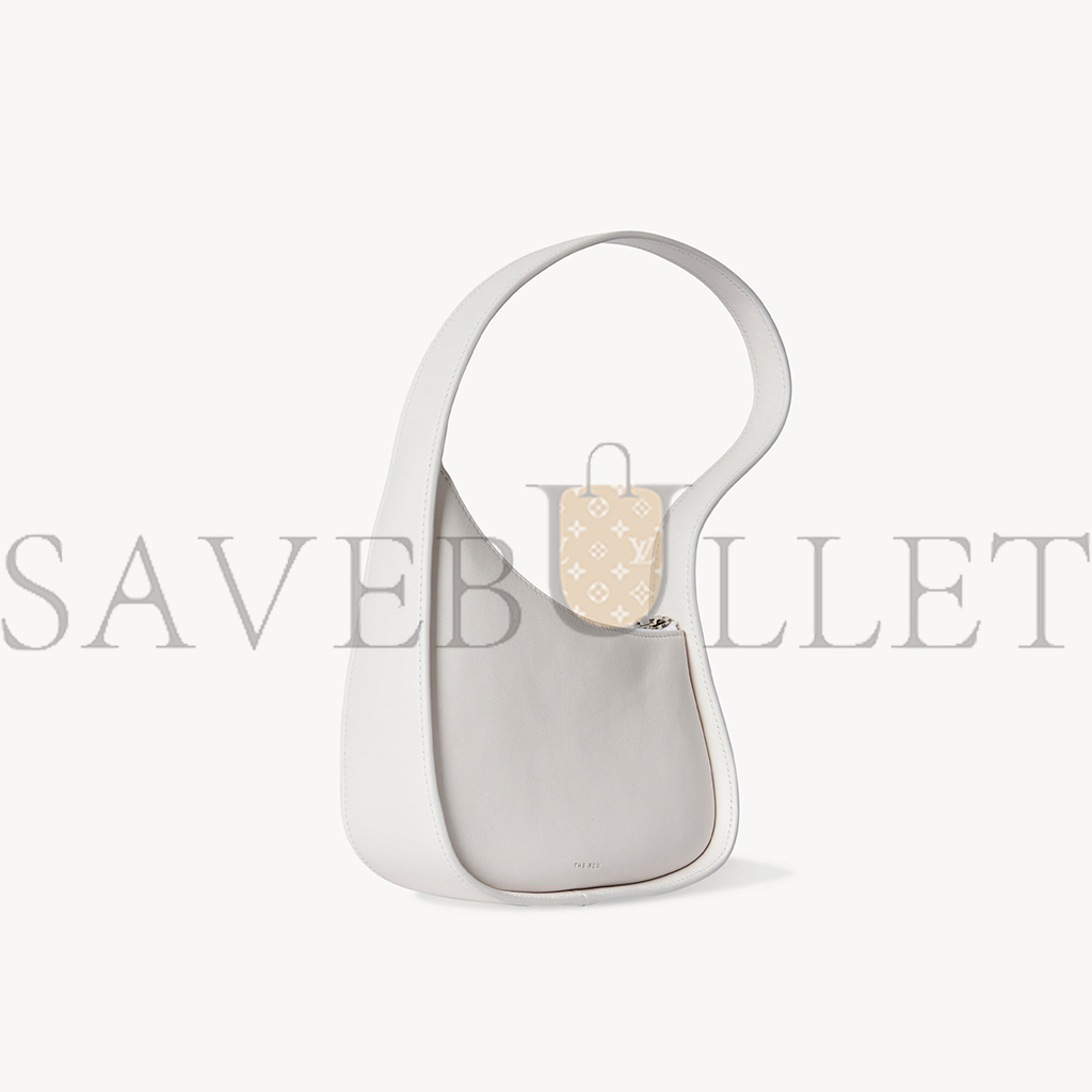 T*e R*w half moon bag in leather new ivory w1249l52nivpd (34*20*6cm)